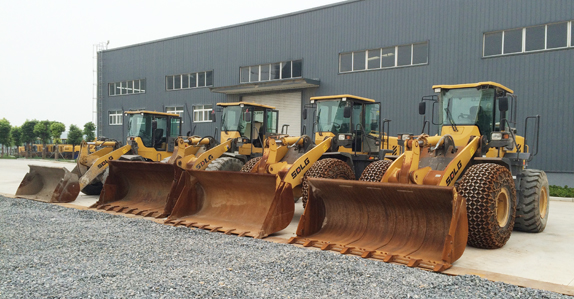 SDLG wheel loaders selling at Ritchie Bros. unreserved auction in Zhengzhou, China.